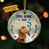 Personalized Forever In Our Hearts Beagle Dog Memorial  Ornament OB224 73O36 1