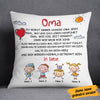 Personalized Mom Grandma German Mama Oma Pillow AP141 26O58 (Insert Included) 1