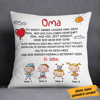 Personalized Mom Grandma German Mama Oma Pillow AP141 26O58 (Insert Included) thumb 1