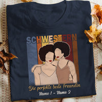 Personalized BWA Friend Freundinnen German T Shirt AP149 73O57 thumb 1