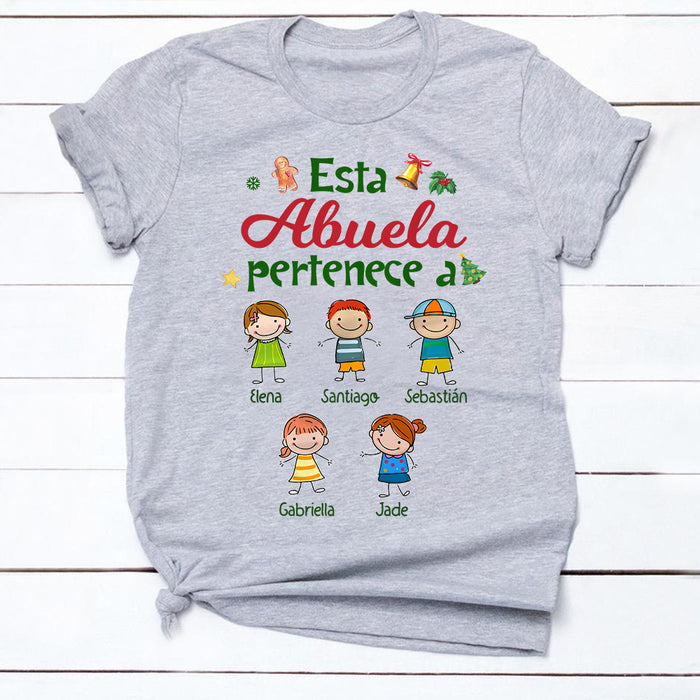 Personalized Abuela Spanish Grandma Belongs T Shirt MY31 81O34 1