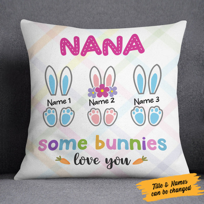 Personalized Grandma Easter Pillow MR11 26O58 (Insert Included) 1