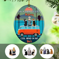 Personalized  Beach Girl Loves Dogs   Ornament OB281 65O60 thumb 1