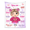 Personalized Inspiring Gift For Granddaughter You Are Beautiful Blanket 31294 1