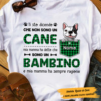 Personalized Mamma Cane Italian Dog My Mom Said I'm A Baby T Shirt AP82 67O47 thumb 1