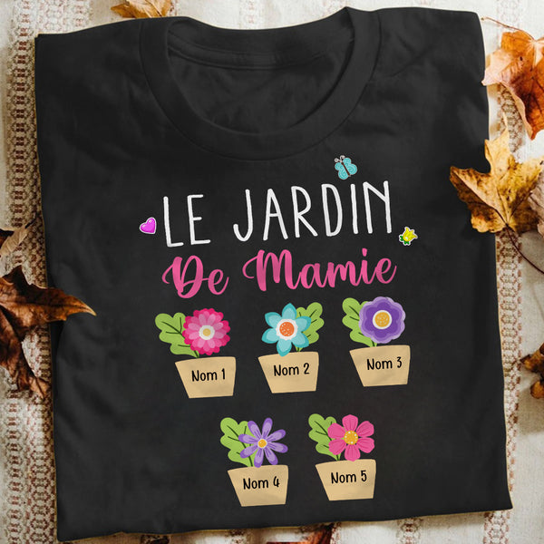 Personalized Grandma Mom Mamie French T Shirt AP171 73O34 - Famvibe