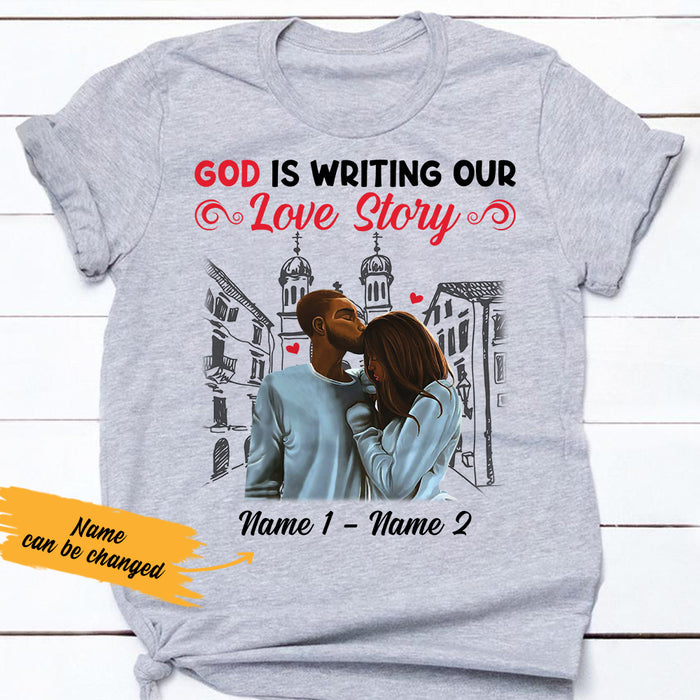 Personalized BWA Couple Christian T Shirt SB172 26O36 1