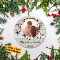 Personalized First Christmas Couple Ornament SB58 81O34 thumb 1
