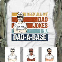 Personalized Dad Jokes T Shirt MY133 26O58 thumb 1