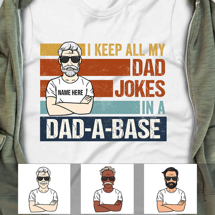 Personalized Dad Jokes T Shirt MY133 26O58 1