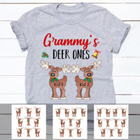Personalized Grandma Reindeer Christmas T Shirt OB81 95O34 thumb 1