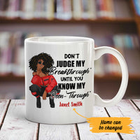 Personalized Don't Judge BWA White Mug JL134 65O47 thumb 1
