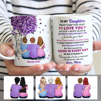 Personalized Mother With Daughter Tree Mug FB261 73O47 thumb 1