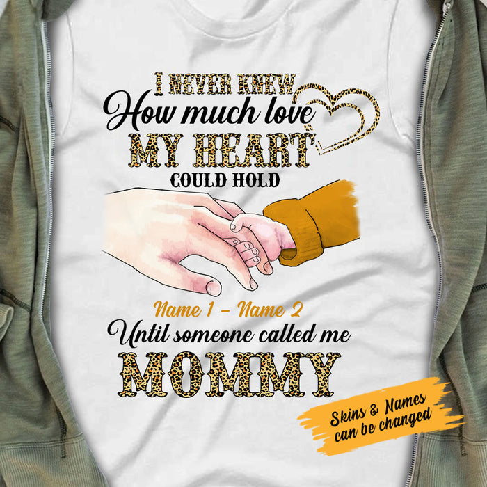 Personalized Mom Grandma Love Pattern T Shirt MR251 30O58 1