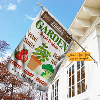 Personalized Plant Smiles Grow Love Garden Gardening Flag AG211 67O47 thumb 1