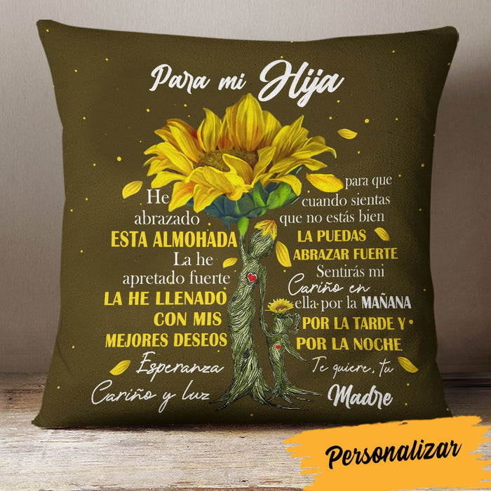 Personalized Mom Grandma Spanish Mamá Abuela Tree Pillow AP85 95O60 (Insert Included) 1