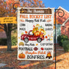Personalized Fall Pumpkin Happy Fall Flag AG221 28O47 1