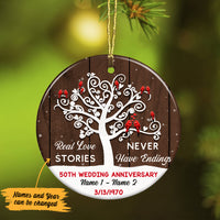 Personalized Wedding Anniversary Ornament SB226 65O47 thumb 1