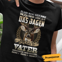 Personalized Vater Papa Jagd German Dad Hunting T Shirt AP145 67O60 thumb 1