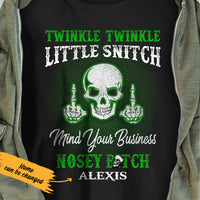 Mind Your Business Skull T Shirt JL243 85O36 thumb 1