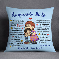 Personalized Abuela Nieto Amor Spanish Grandma Grandson Love Pillow AP281 67O57 (Insert Included) thumb 1