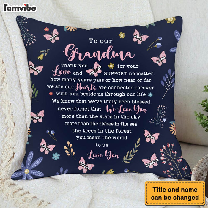 Personalized To My Grandma Never Forget That I Love You Pillow 30665 1