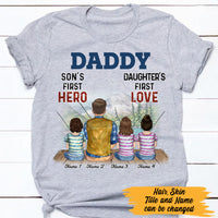 Personalized Fishing Dad Grandpa With Son Daughter T Shirt AP231 95O47 thumb 1