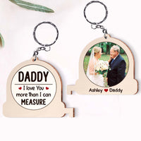 Personalized Gift We Love You Beyond Measure Wood Keychain 25285 thumb 1
