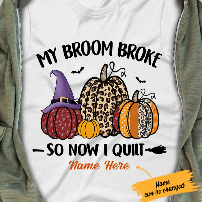 Personalized  Halloween Pumpkin Quilting T Shirt SB241 85O57 1