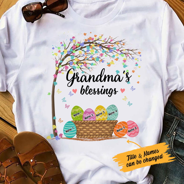 Personalized Easter Grandma T Shirt FB255 73O53 1