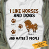 Personalized I Like Horse And Dog T Shirt DB82 30O53 1