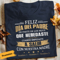Personalized Step Dad Spanish Padrastro  T Shirt AP147 95O58 thumb 1