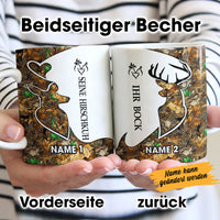 Personalized Hunting Couple Ehepaar German Mug AP132 87O60 thumb 1