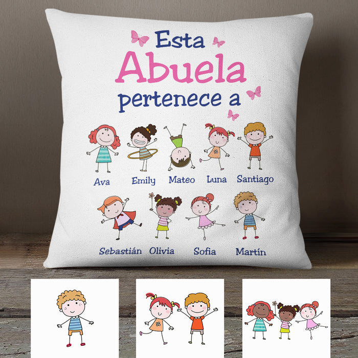 Personalized Abuela Spanish Grandma Belongs Pillow AP97 81O34 1