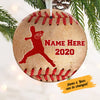 Personalized Baseball PLayers  Circle Ornament NB94 29O58 1