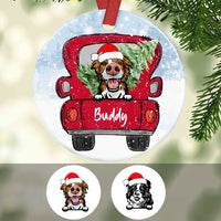 Personalized Border Collie Dog Christmas Ornament SB301 81O34 thumb 1