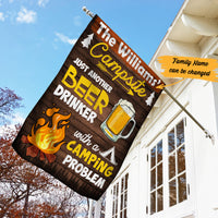 Personalized Camping  Problem Gardening Flag AG121 87O53 thumb 1