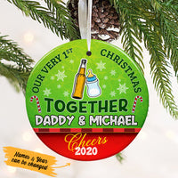 Personalized Baby First Christmas Together  Ornament OB71 87O53 thumb 1