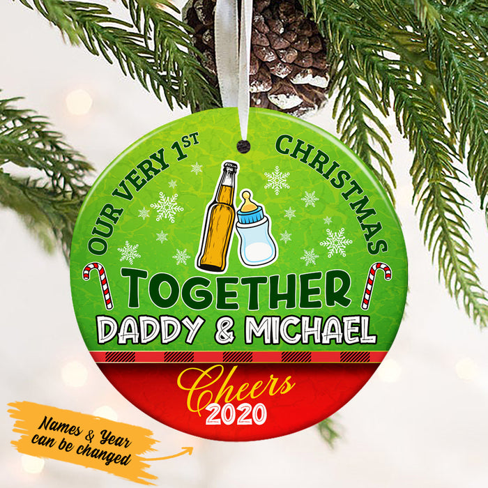 Personalized Baby First Christmas Together  Ornament OB71 87O53 1