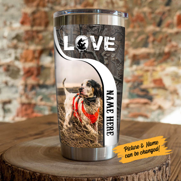 Personalized Dog Love Steel Tumbler  JR112 87O58 1