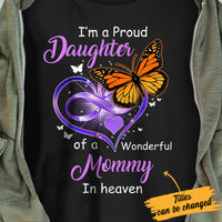 Personalized Memorial Mom Dad In Heaven T Shirt MR292 95O34 thumb 1