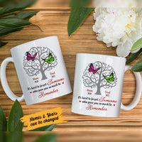 Personalized Memorial Butterflies Angel Mom Dad Mug MR121 65O58 thumb 1