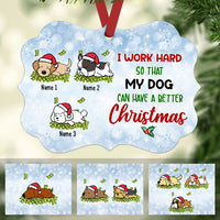 Personalized Better Christmas Dog MDF Ornament MDF Benelux Ornament NB111 29O58 thumb 1