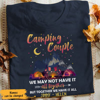 Personalized Camping Husband & Wife T Shirt JN173 95O65 thumb 1