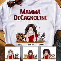 Personalized Dog Mom Cane Italian T Shirt AP171 30O58 thumb 1
