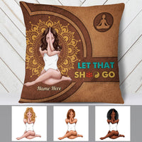 Personalized Yoga Girl Pillow NB201 87O53 thumb 1