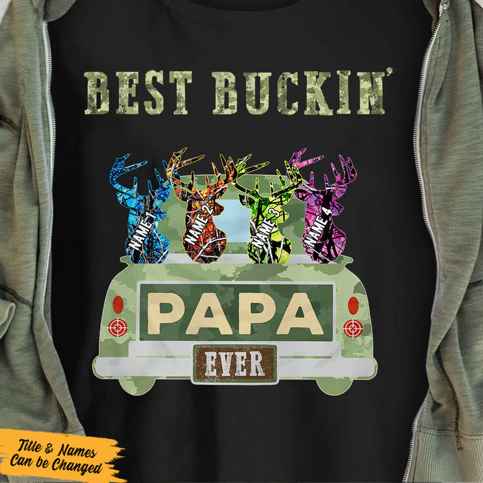 Personalized Dad Hunting T Shirt AP193 30O57 1