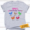 Personalized Grandma Butterfly Mutter Oma German T Shirt AP133 30O53 1