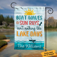 Personalized Lake Days Garden Flag JN271 87O34 thumb 1