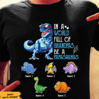 Personalized Dad Dinosaur T Shirt MY202 30O47 thumb 1